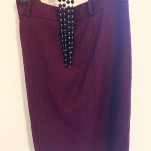 Mossimo Mauve tweed pencil skirt